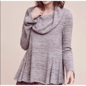 Anthropologie Postmark Cowl Neck Sweater